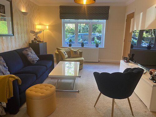 Snug sofa view from lounge