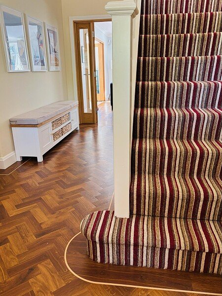 Entry hallway and stairs up
