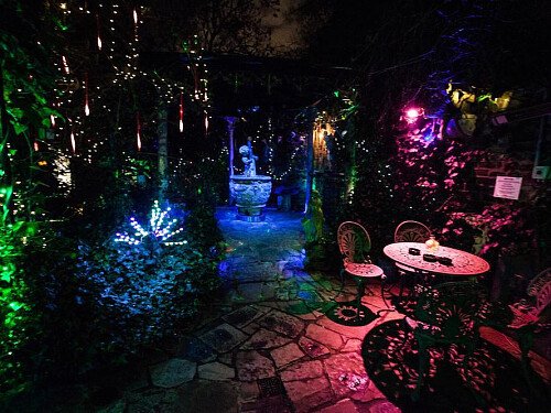 HofM Gazebo at night