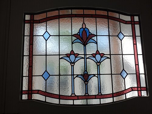 Edwardian entrance door glazing