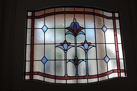 Edwardian entrance door glazing