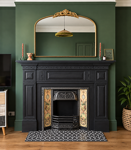 lounge fire place