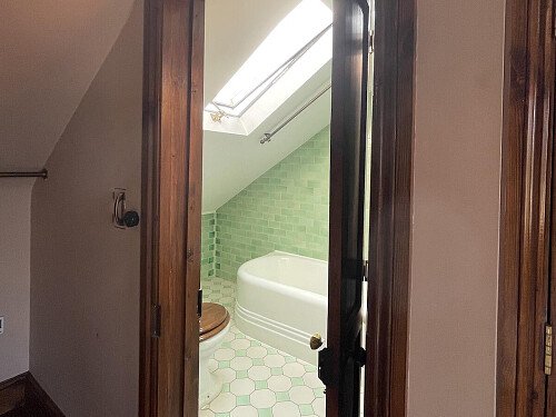 35 attic bathroom