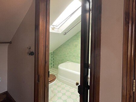 35 attic bathroom