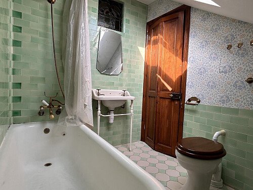 37 attic bathroom