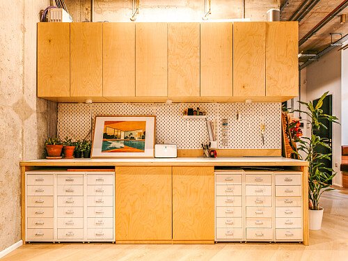 Industrial plywood finish - Filming Locations Locations Direct -16