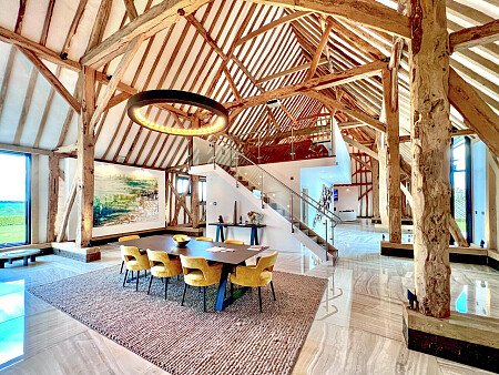 Open plan wooden beams-  - Filming Locations Locations Direct -01