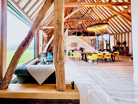Open plan wooden beams-  - Filming Locations Locations Direct -14