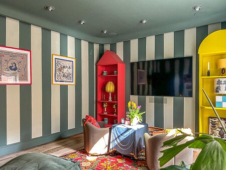 Painted wooden panelling - Filming Locations Locations Direct -26