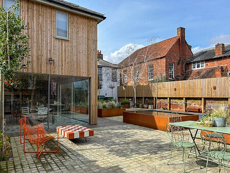 Painted wooden panelling - Filming Locations Locations Direct -85