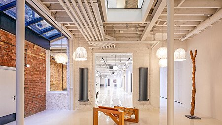 Large ceiling windows Offices Industrial Sleek-  - Filming Locations Locations Direct -2