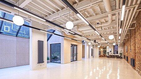 Large ceiling windows Offices Industrial Sleek-  - Filming Locations Locations Direct -1