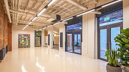 Large ceiling windows Offices Industrial Sleek-  - Filming Locations Locations Direct -5