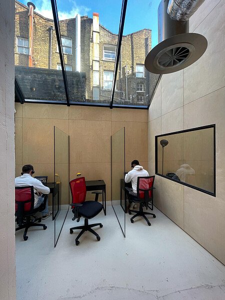 Large ceiling windows Offices Industrial Sleek-  - Filming Locations Locations Direct -8