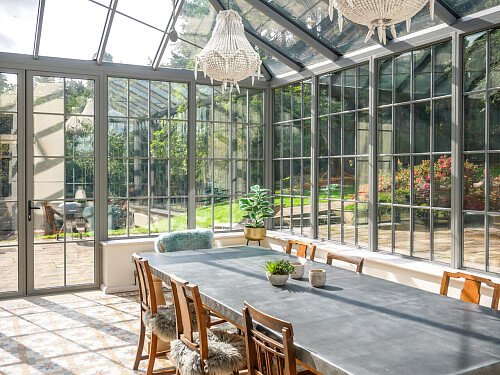 High ceiling glass room-Derbyshire-  filming photoshoot location-20