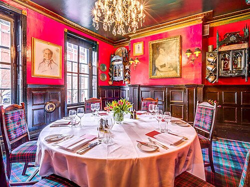 stained wood pannelling bar restaurant - Filming Locations Locations Direct -03