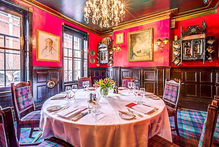 stained wood pannelling bar restaurant - Filming Locations Locations Direct -03