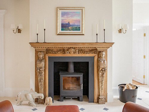 Gold fireplace - Filming Locations Locations Direct -14