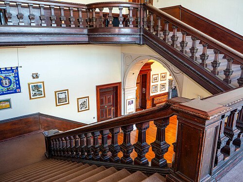 Decorated high ceilings school - Filming Photoshoot Locations-15