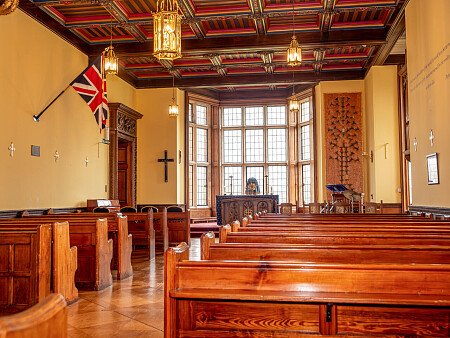 Decorated high ceilings school - Filming Photoshoot Locations-18