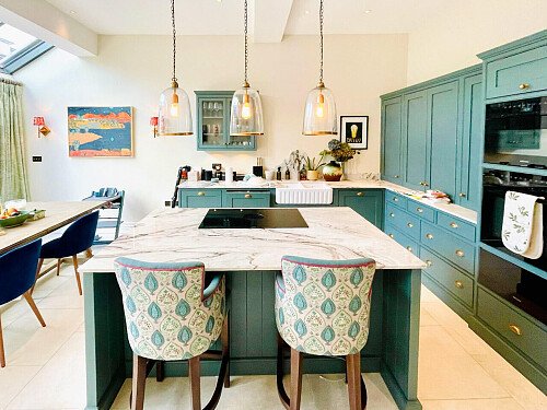 Blue traditional kitchen -  filming photoshoot location-31-02