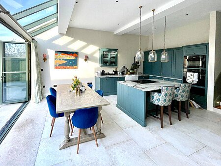 Blue traditional kitchen -  filming photoshoot location-31-01