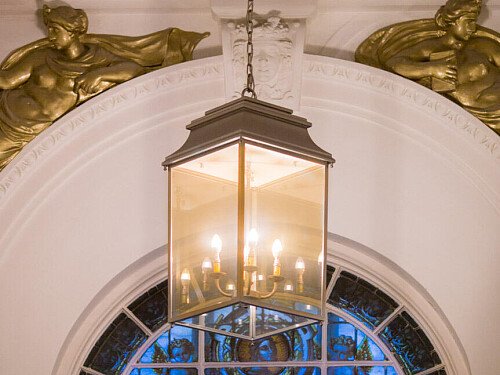 Grand, large hall, arches and painted ceiling- London-  filming photoshoot location-17