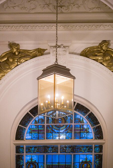 Grand, large hall, arches and painted ceiling- London-  filming photoshoot location-17