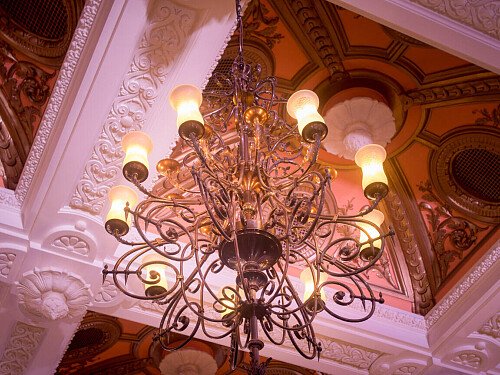 Grand, large hall, arches and painted ceiling- London-  filming photoshoot location-18