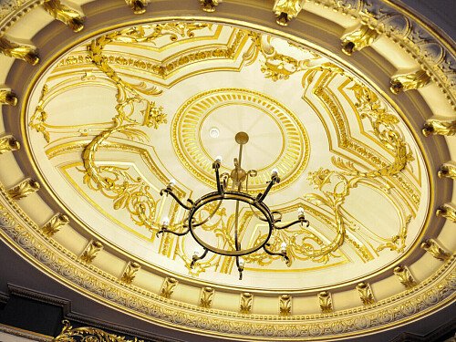 Grand, large hall, arches and painted ceiling- London-  filming photoshoot location-19