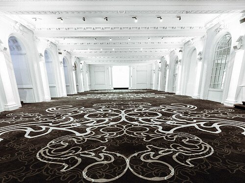 Grand, large hall, arches and painted ceiling- London-  filming photoshoot location-28