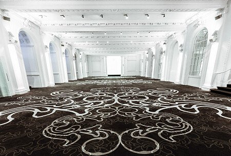 Grand, large hall, arches and painted ceiling- London-  filming photoshoot location-28