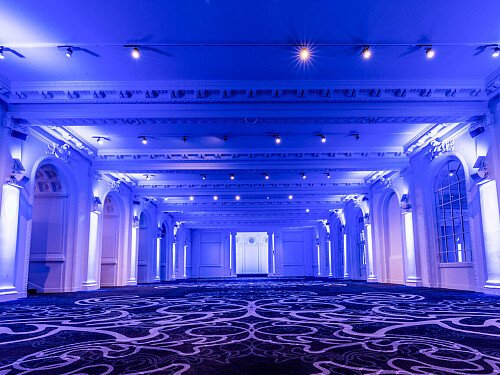 Grand, large hall, arches and painted ceiling- London-  filming photoshoot location-31