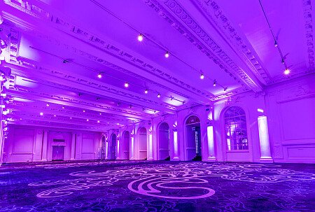 Grand, large hall, arches and painted ceiling- London-  filming photoshoot location-33