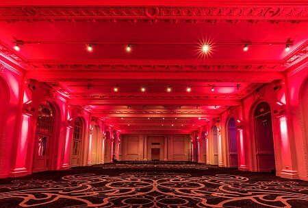 Grand, large hall, arches and painted ceiling- London-  filming photoshoot location-41