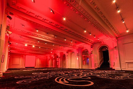 Grand, large hall, arches and painted ceiling- London-  filming photoshoot location-43