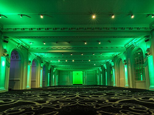 Grand, large hall, arches and painted ceiling- London-  filming photoshoot location-47