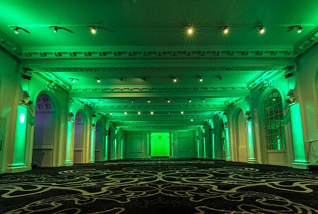 Grand, large hall, arches and painted ceiling- London-  filming photoshoot location-47