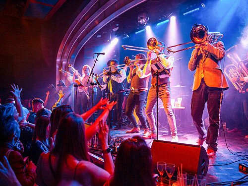 Intimate stage with balcony seating- London- filming photoshoot location-5