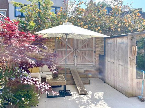 Lott room with ladder and slanted ceilings- London- filming photoshoot location-19