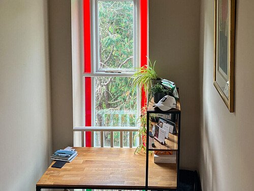 Vibrant blue theme- KT13- filming photoshoot location-19