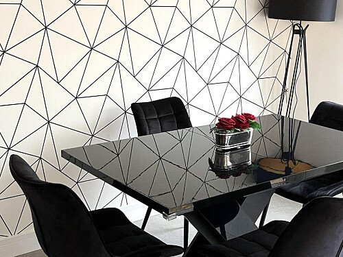 Geometrtic wall paper-  HA5- filming photoshoot location-07