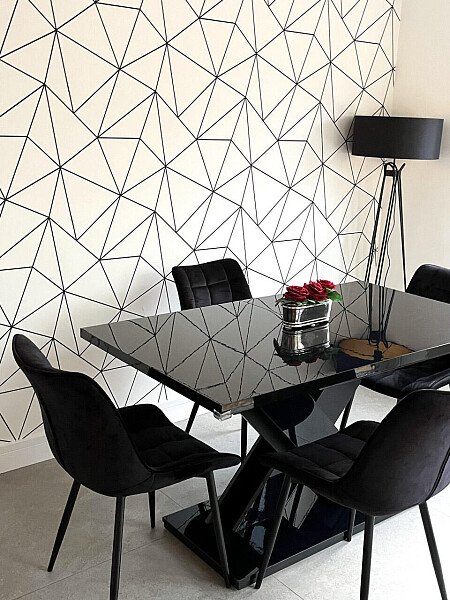 Geometrtic wall paper-  HA5- filming photoshoot location-07