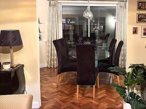 Geometrtic wall paper-  HA5- filming photoshoot location-10