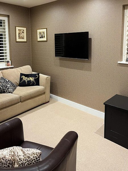 Geometrtic wall paper-  HA5- filming photoshoot location-14