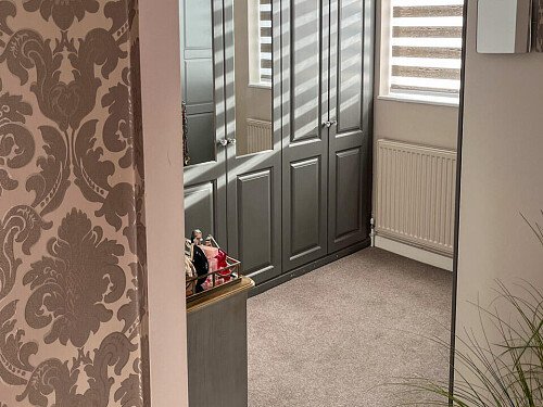 Geometrtic wall paper-  HA5- filming photoshoot location-21