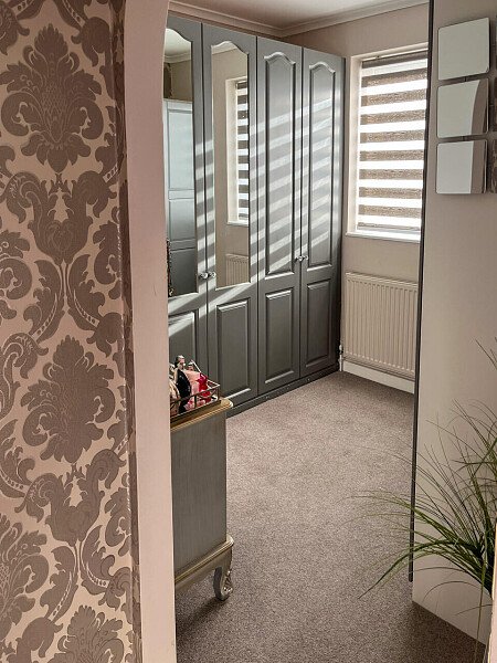 Geometrtic wall paper-  HA5- filming photoshoot location-21