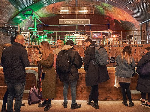 Red brick tunnel bar -London- filming photoshoot location-12