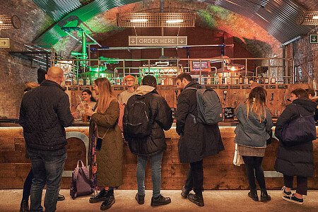 Red brick tunnel bar -London- filming photoshoot location-12