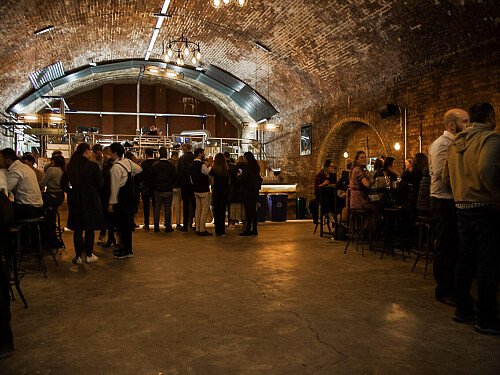 Red brick tunnel bar -London- filming photoshoot location-14